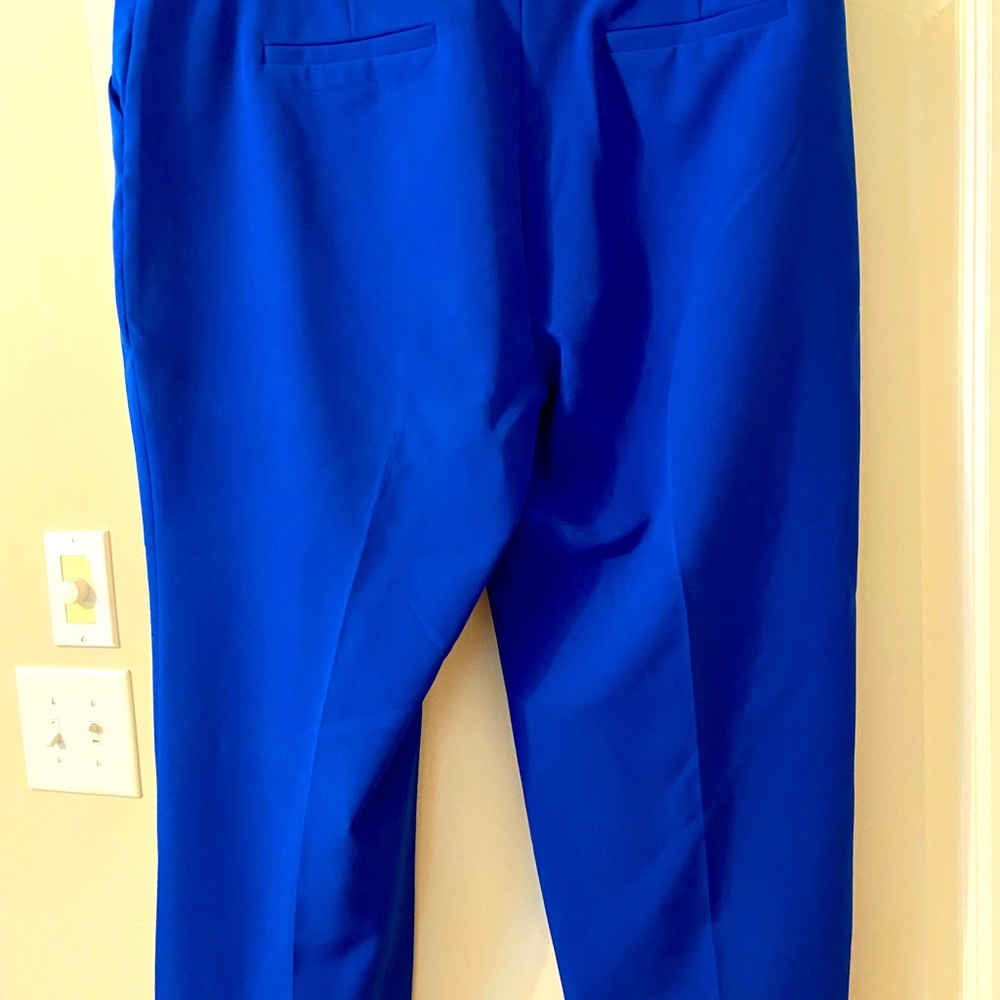 Cropped Royal Blue Pants
